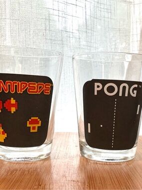Atari Themed Shot Glass Set of 4